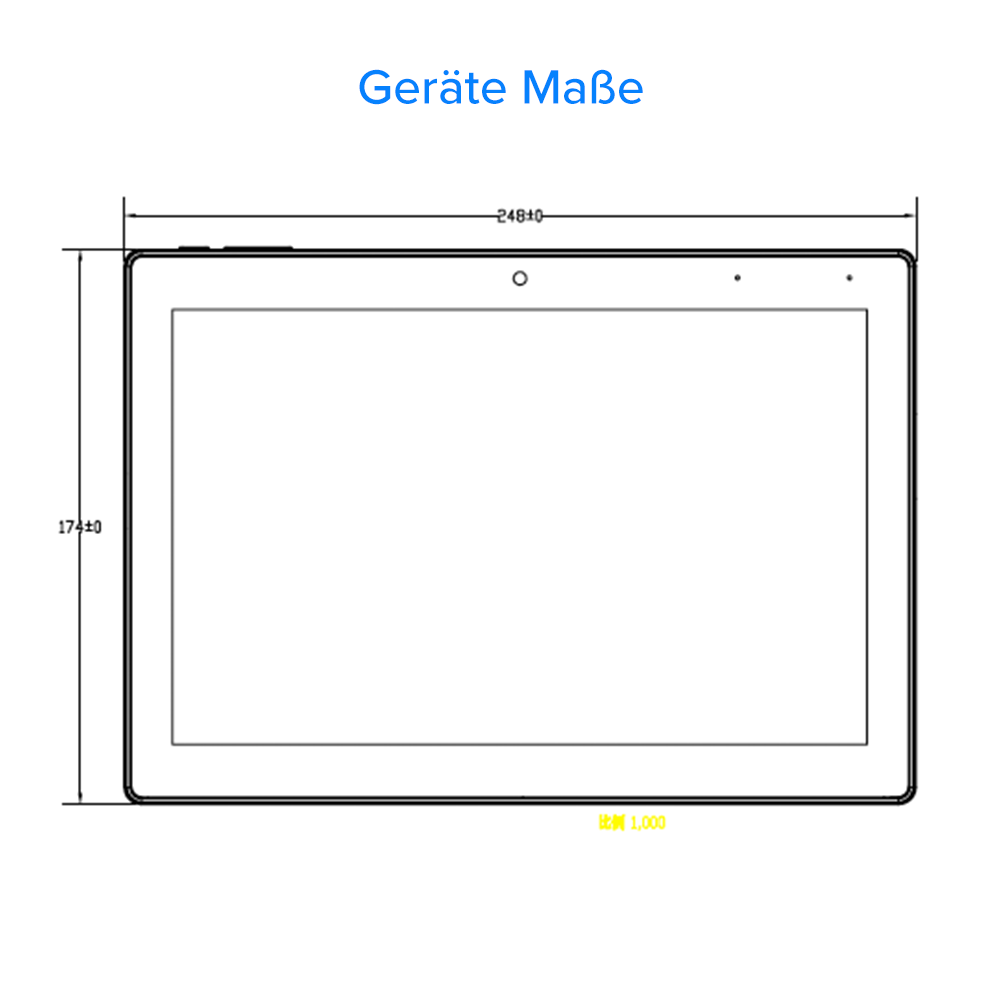 10 Zoll ANDROID Panel PO111P